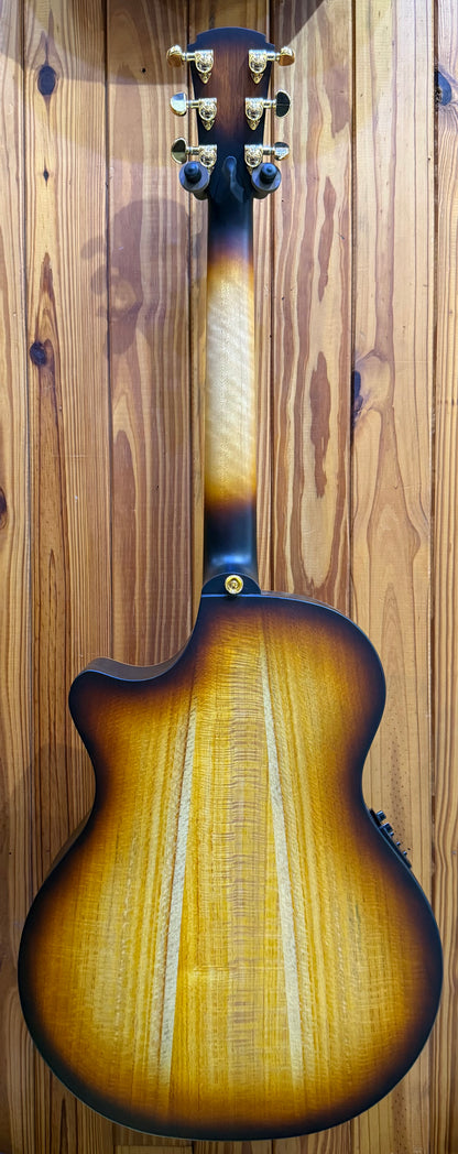 Cole Clark TL2EC-SSO Thinline Angel - Silky Oak - Sunburst