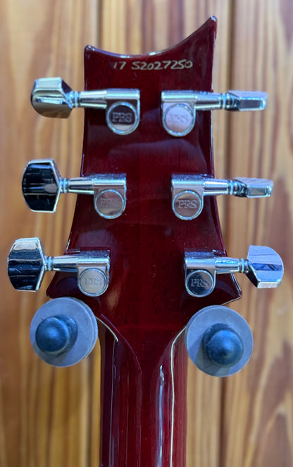 PRS S2 Custom 24 Electric Guitar w/Hardcase - Transparent Red - Pre-Loved