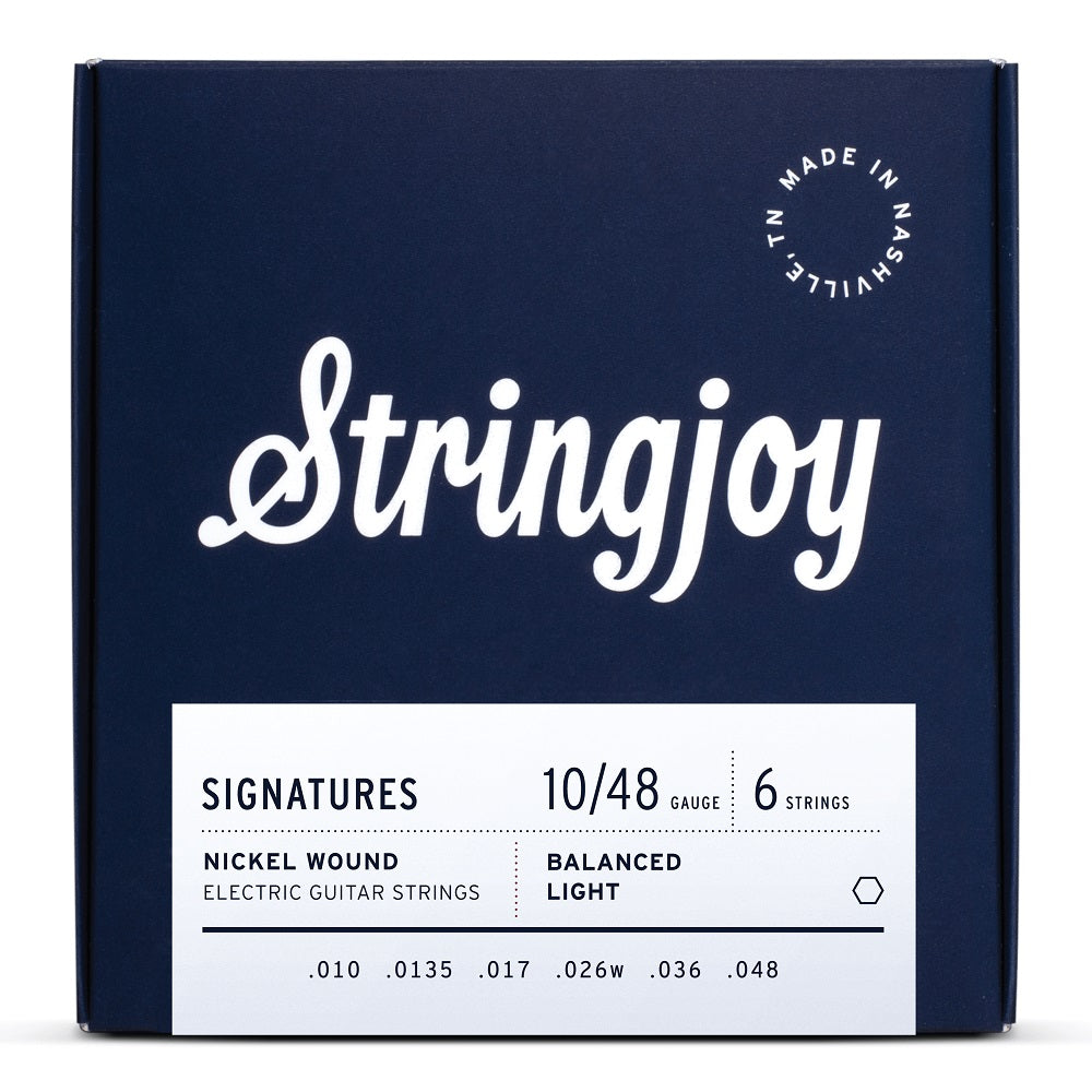 Stringjoy 10-48 Signatures Balanced Light Nickel Wound Strings