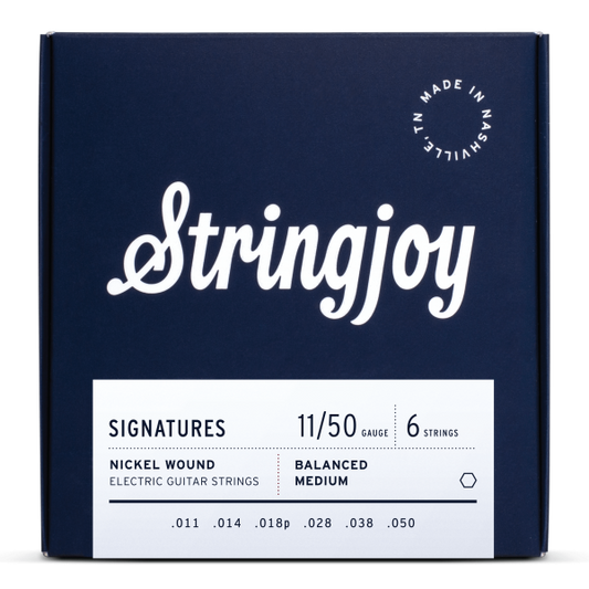 Stringjoy 11-50 Signatures Classic Balanced Medium Nickel Wound Strings
