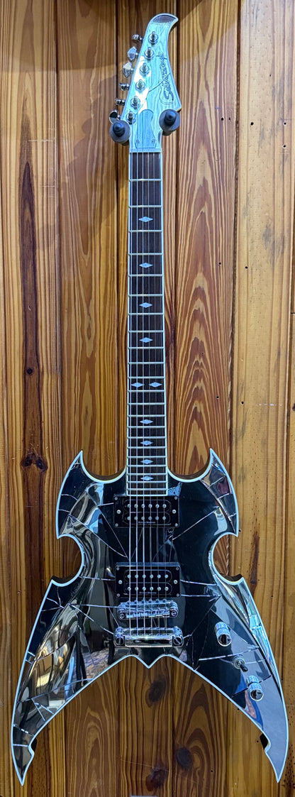 Silvertone Paul Stanley Apocalypse Cracked Mirror Electric Guitar - Pre-Loved