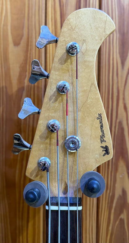 Phoenix Precision-Style Bass - Dark Blue - Pre-Loved.