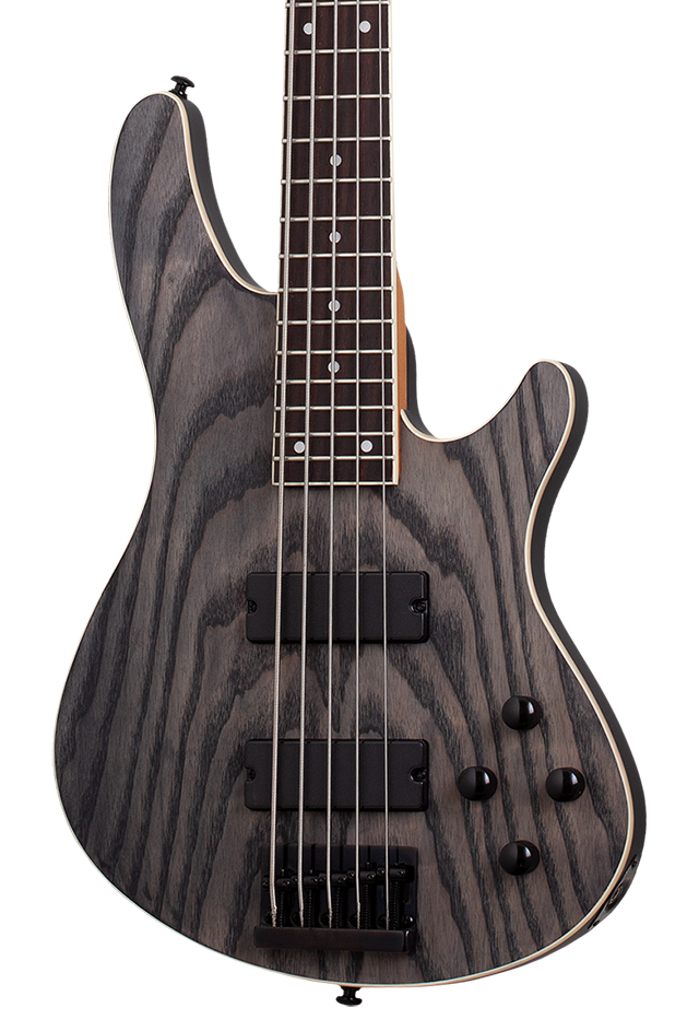 Schecter C-5 Standard Bass Guitar - Charcoal Satin