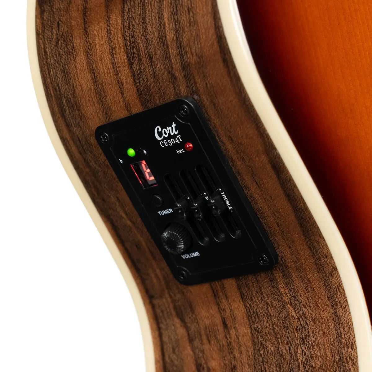 Cort Exotic-SFX Acoustic Guitar - Walnut Sunburst