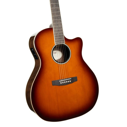 Cort Exotic-SFX Acoustic Guitar - Walnut Sunburst