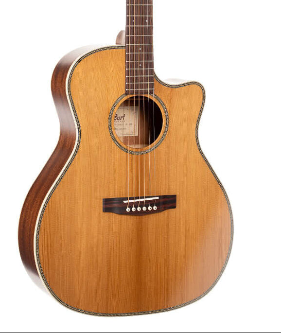 Cort Essence D4 Acoustic Guitar - Natural Semi Gloss w/Bag