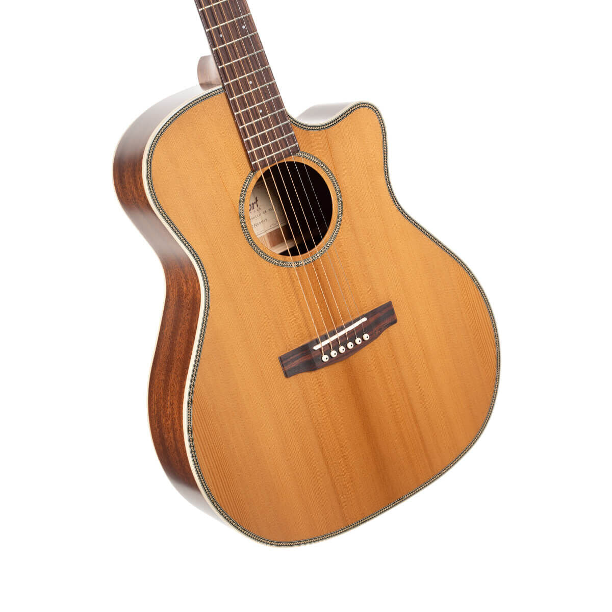 Cort Essence D4 Acoustic Guitar - Natural Semi Gloss w/Bag