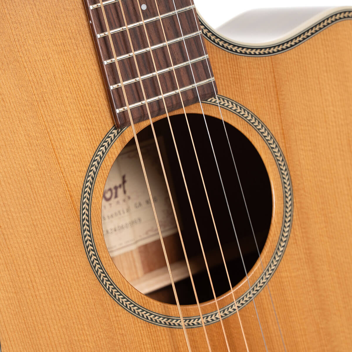 Cort Essence D4 Acoustic Guitar - Natural Semi Gloss w/Bag