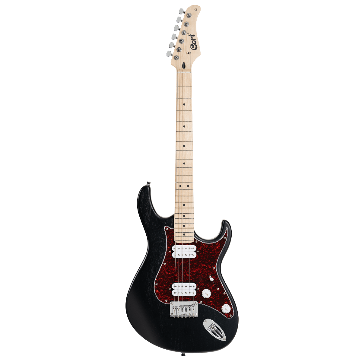 Cort G100 HH Electric Guitar - Open Pore Black