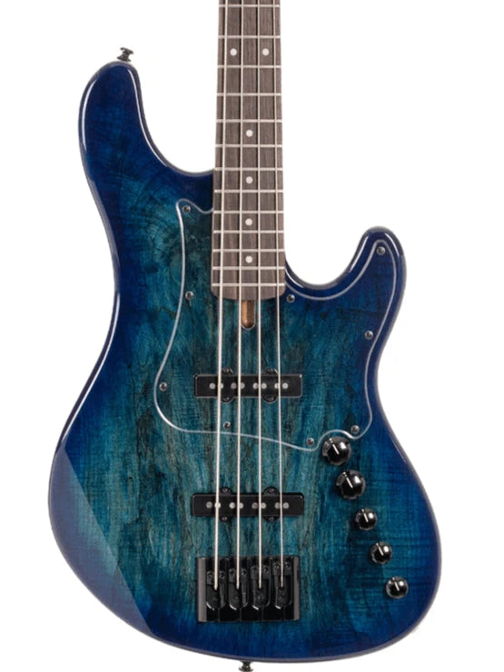 Cort GB Fusion 4 String Bass - Blue Burst