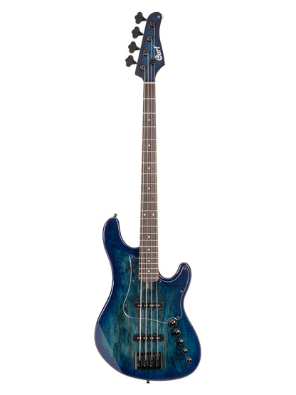Cort GB Fusion 4 String Bass - Blue Burst