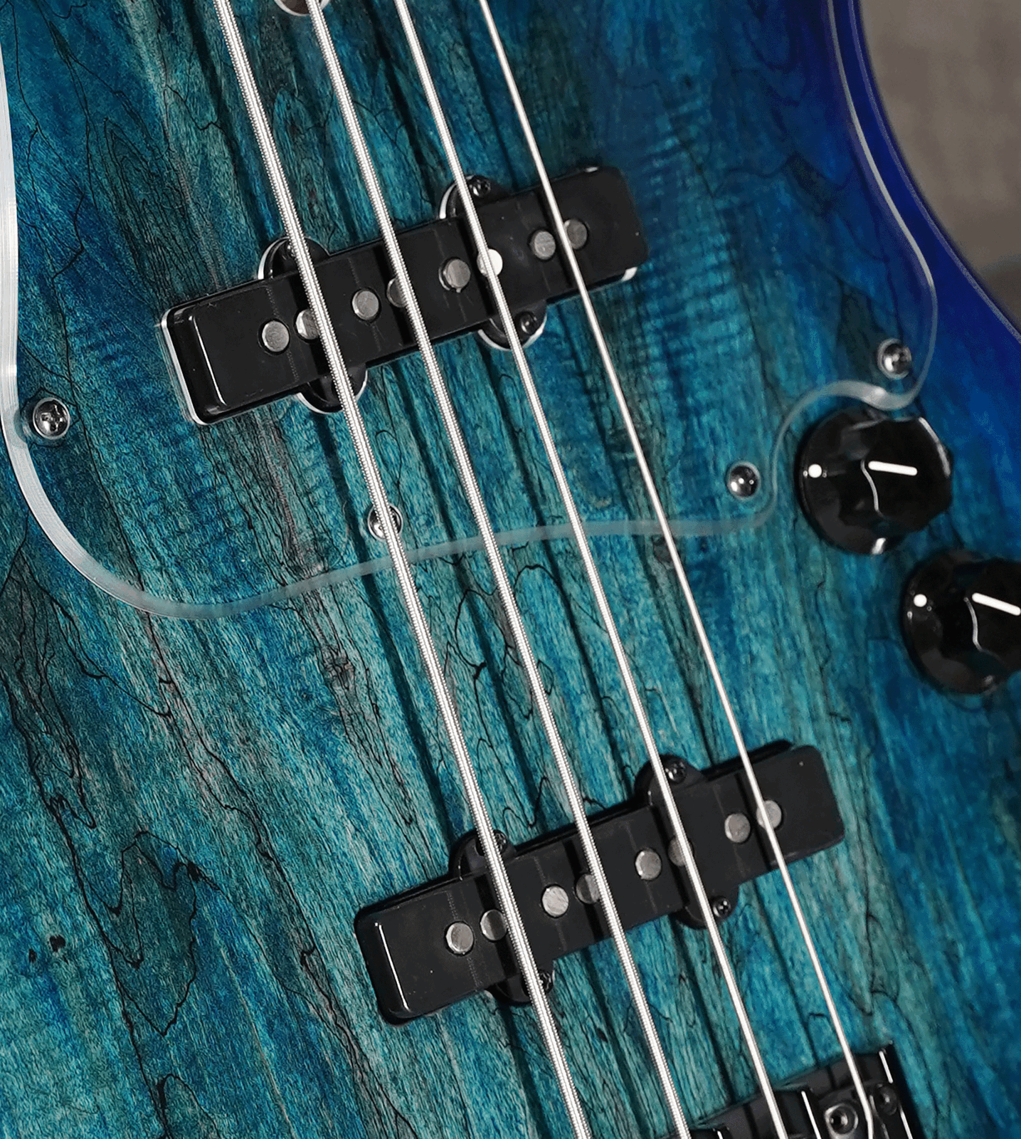 Cort GB Fusion 4 String Bass - Blue Burst