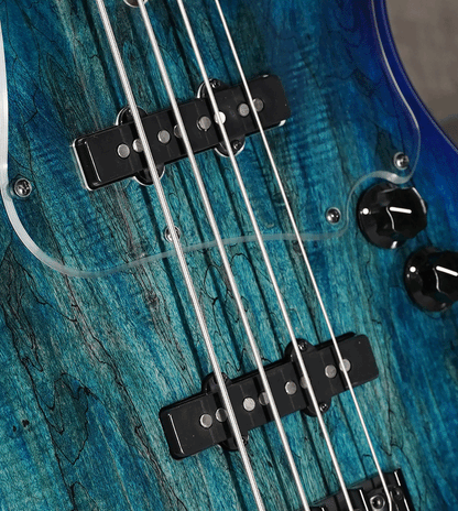 Cort GB Fusion 4 String Bass - Blue Burst
