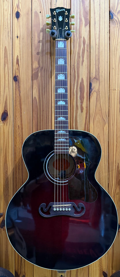 Gibson J-100 Xtra Jumbo Acoustic Guitar - Black Cherry - Pre-Loved