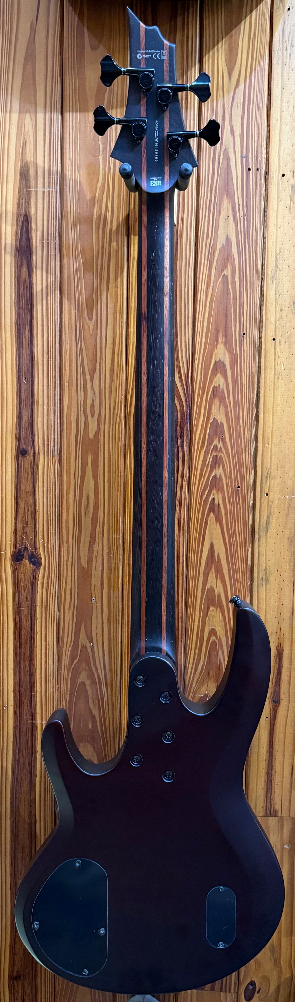 LTD B-1004 Multi-Scale Bass Guitar in Ziricote Natural - Pre-Loved