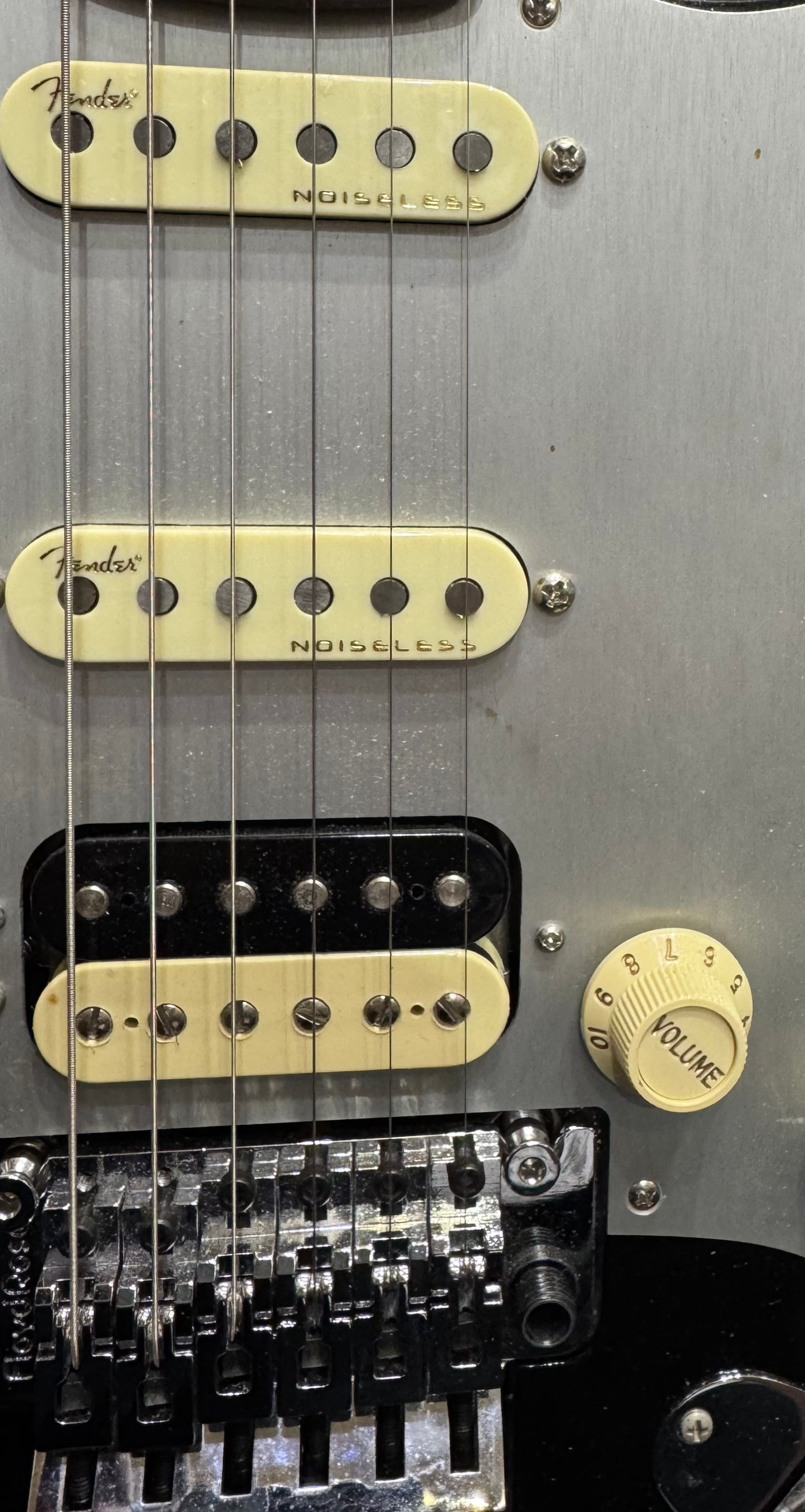 Fender American Ultra Luxe Floyd Rose HSS Stratocaster  - Mystic Black - Pre-Loved