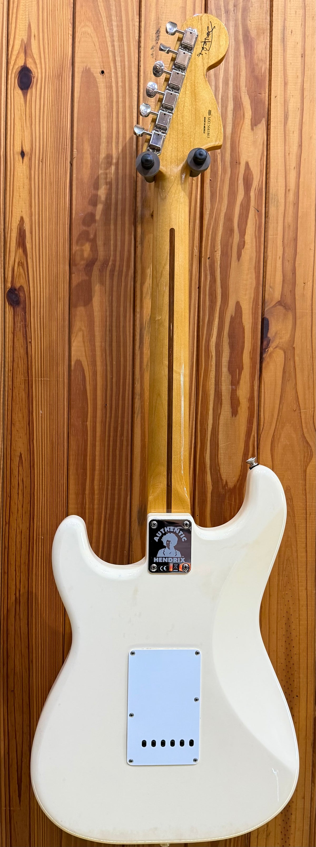 Fender Jimi Hendrix Stratocaster - Maple Fingerboard - Olympic White - Pre-Loved