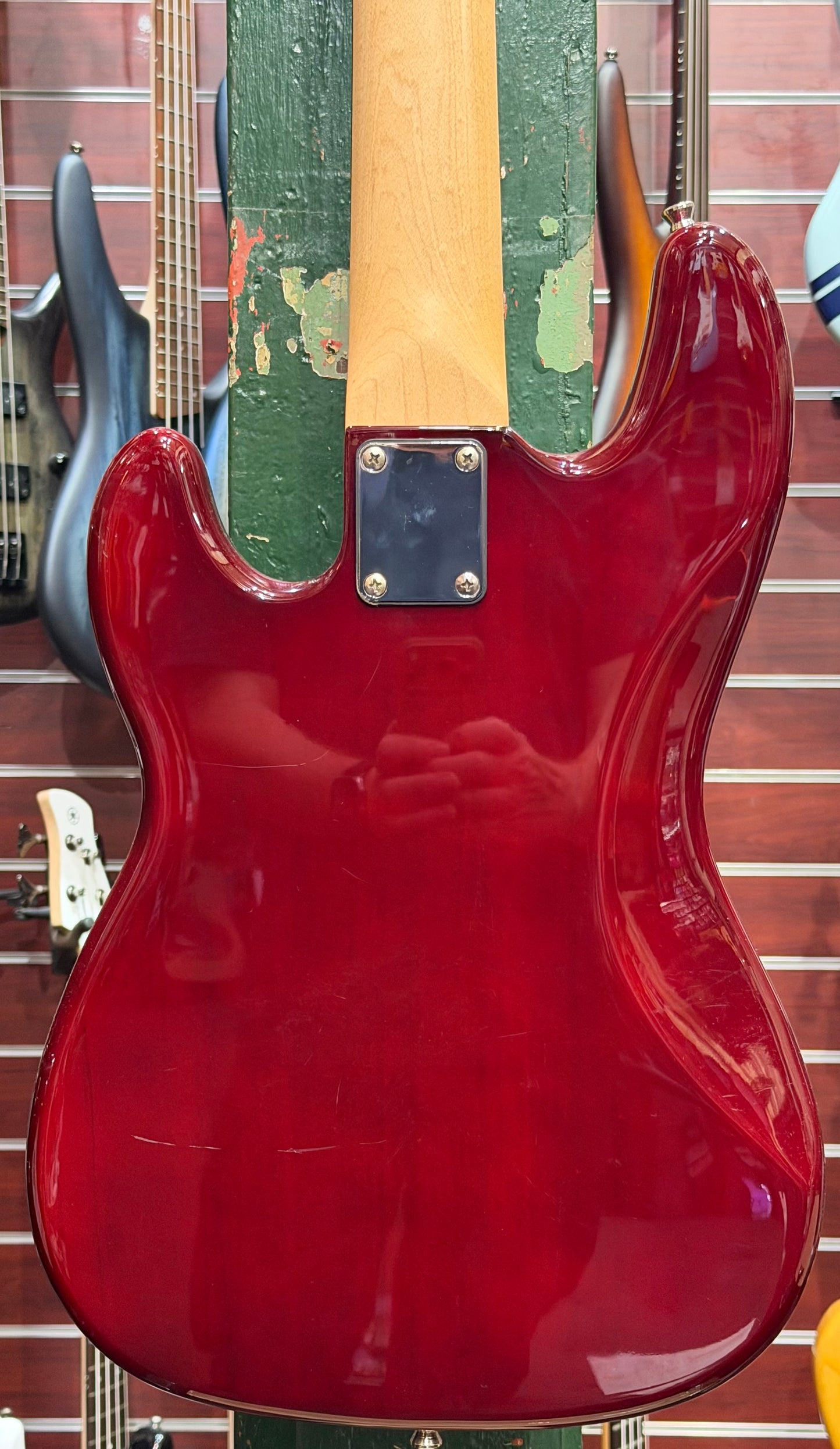 Harley Benton 5-String HTR PJ Bass - Trans Red - Pre-Loved