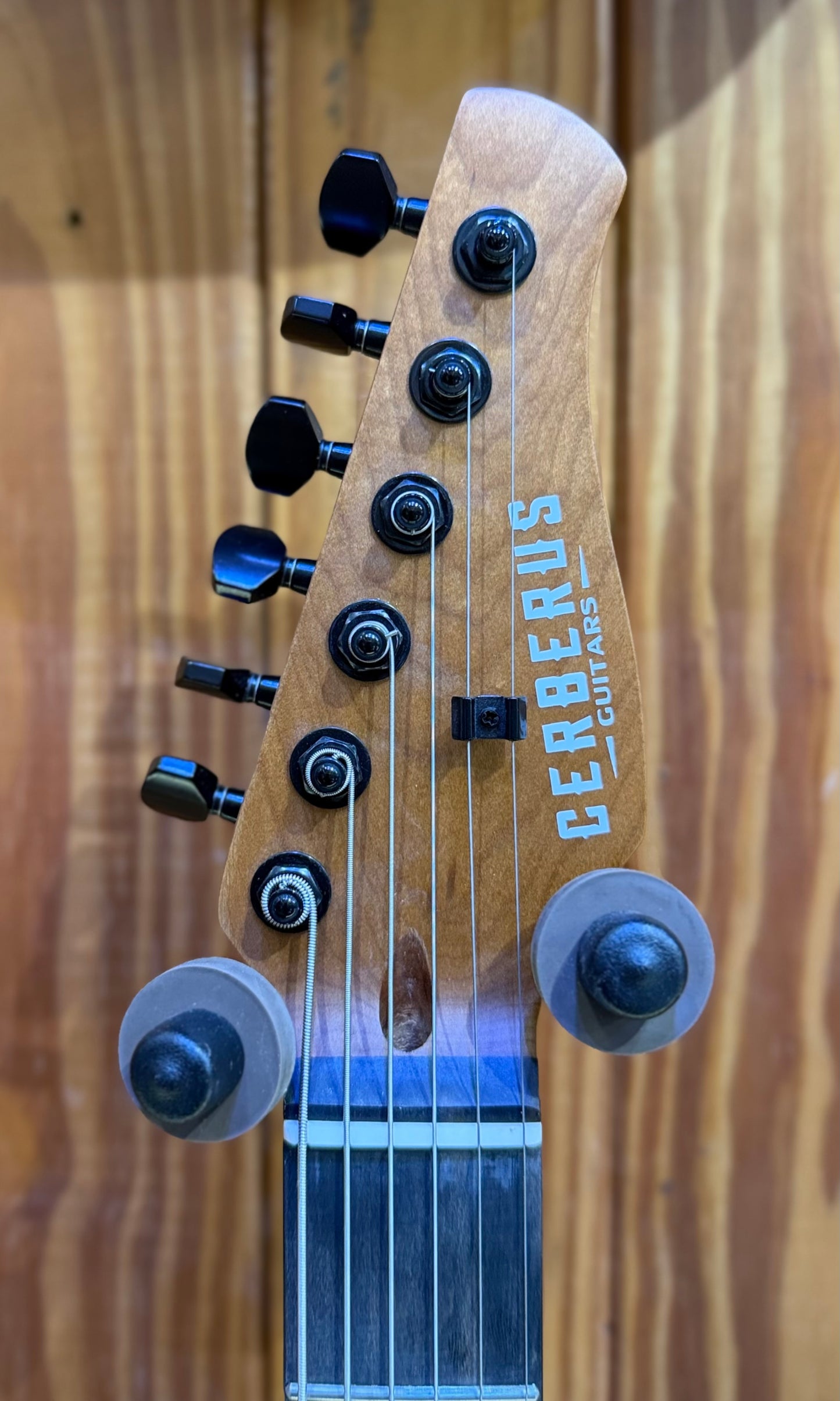 Cerberus Hermes 6 HT Baritone Electric Guitar - White Sparkle