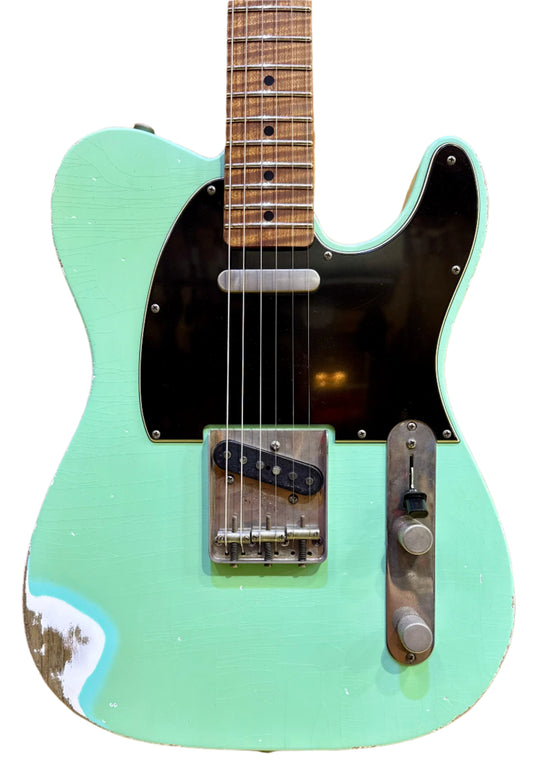 Xotic California Classic XTC-1 - Surf Green - Heavy Aged MN #3634