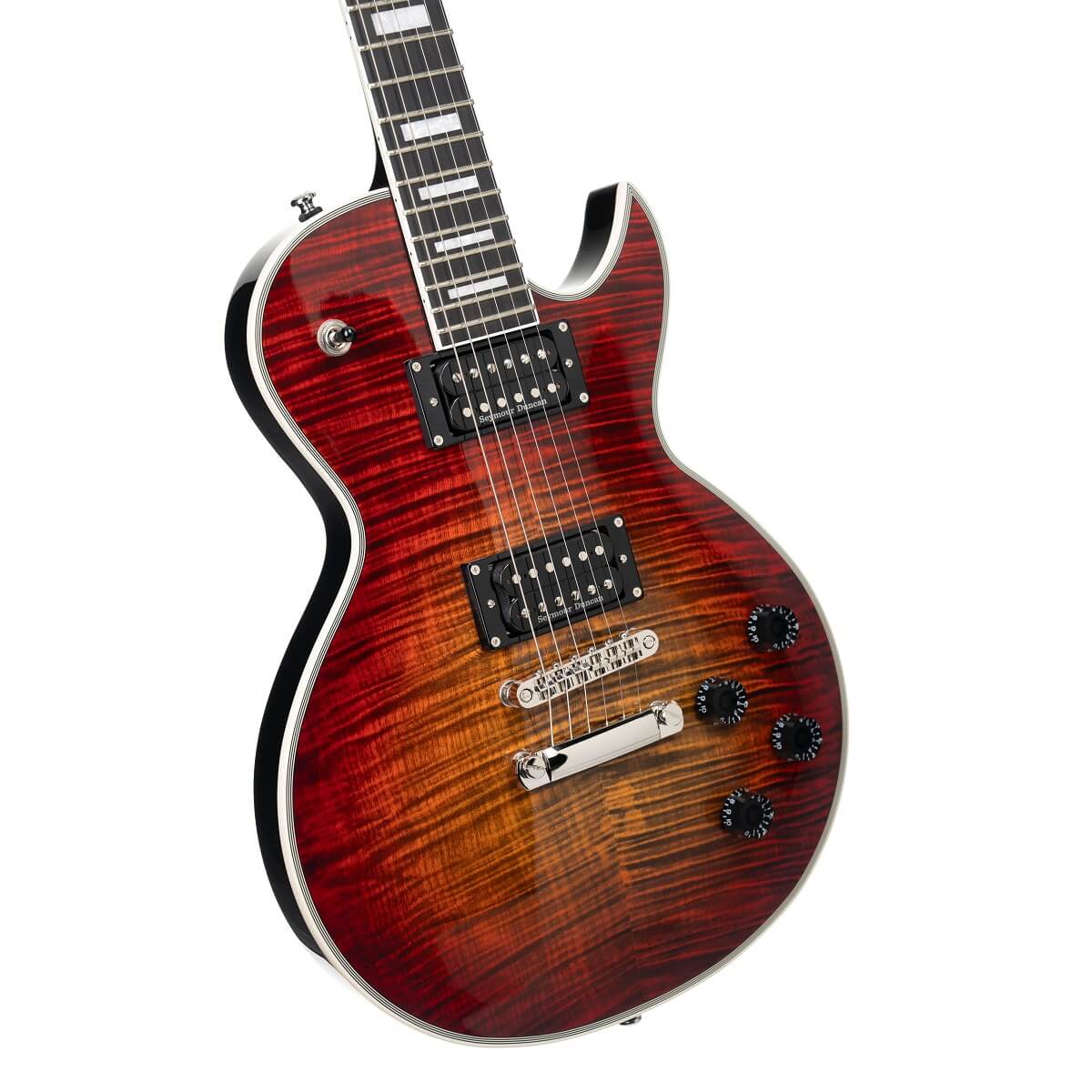 Cort CR300 Deluxe Electric Guitar - Flaming Burst