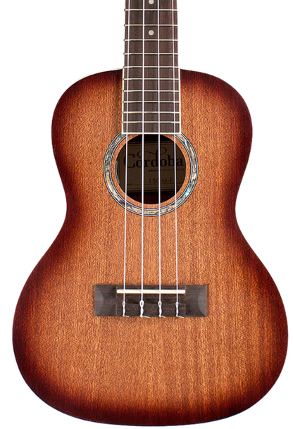 Cordoba 15CM-E Concert Ukulele - Edgeburst