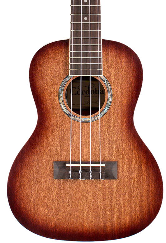 Cordoba Cordoba 15CM-E Concert ukulele - Edgeburst