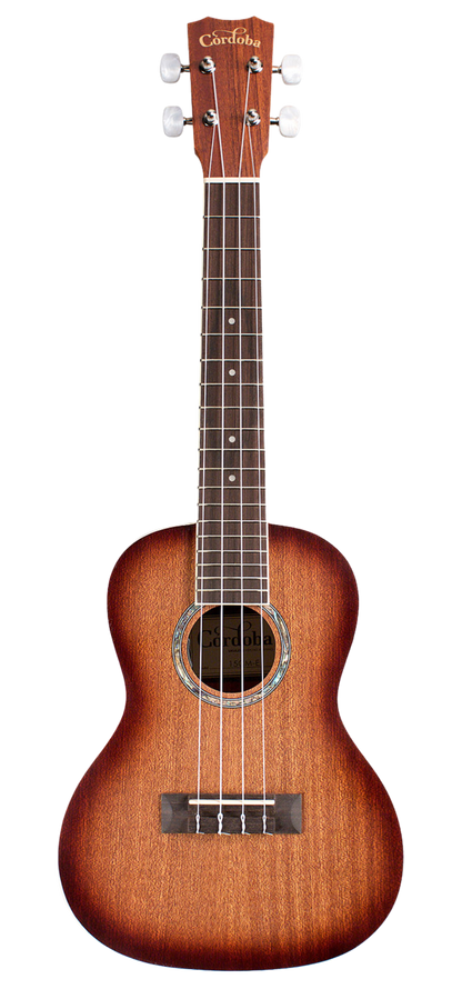 Cordoba 15CM-E Concert Ukulele - Edgeburst