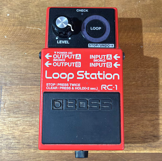 Boss RC-1 Loop Station Pedal - Pre-Loved