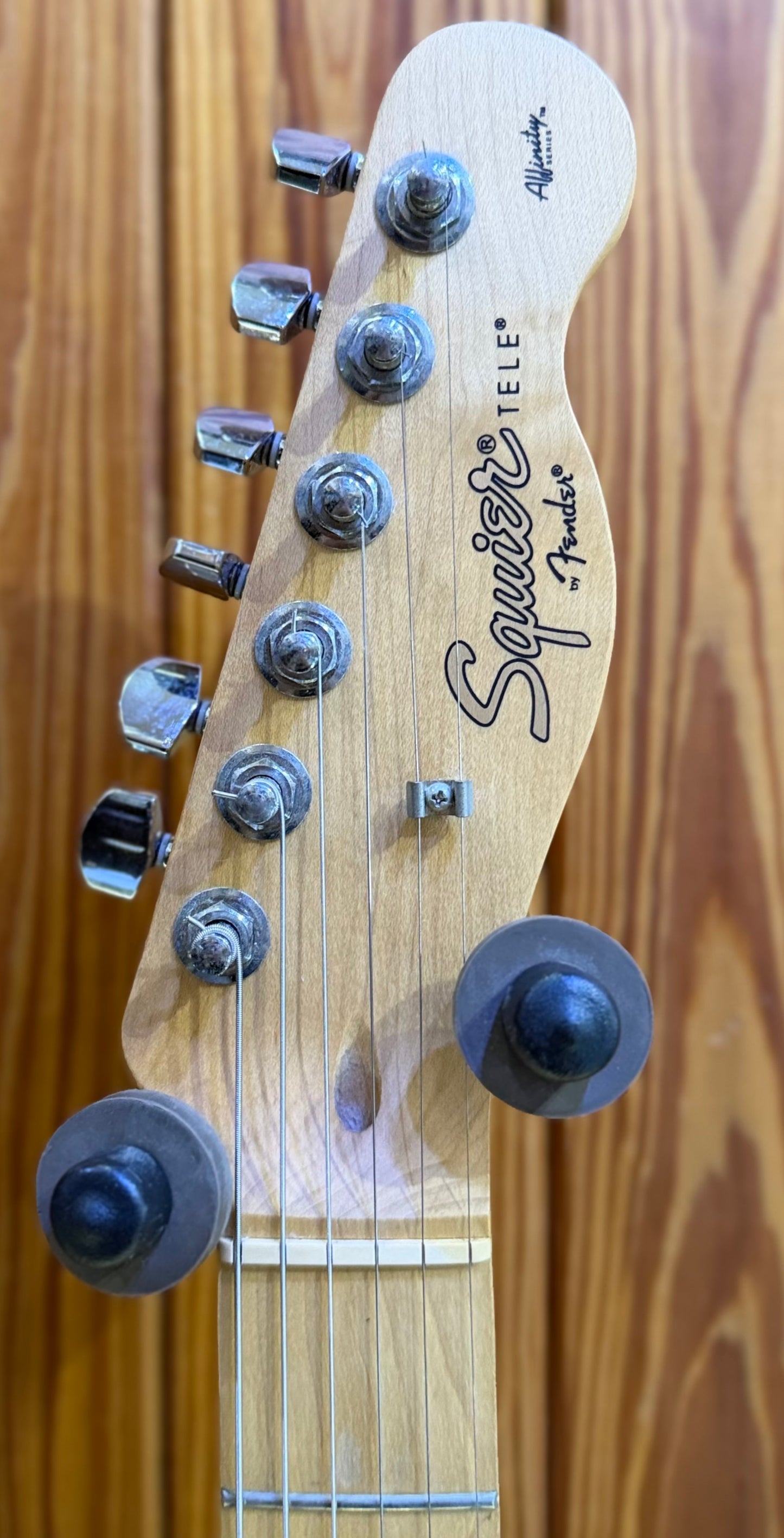 Squier Affinity Telecaster Electric Guitar - Black - Pre-Loved