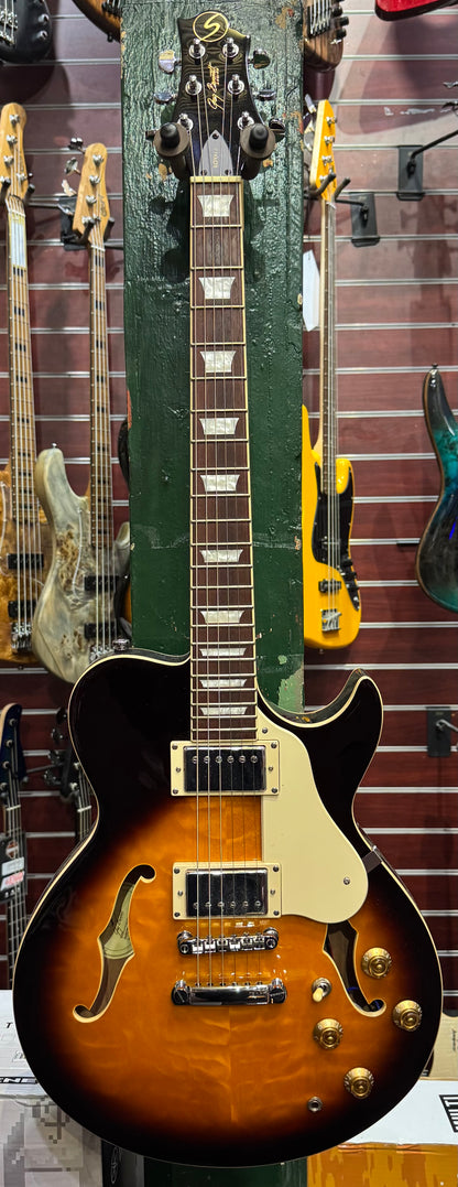 Samick Greg Bennett RL3 Hollowbody Electric Guitar - Sunburst - Pre-Loved