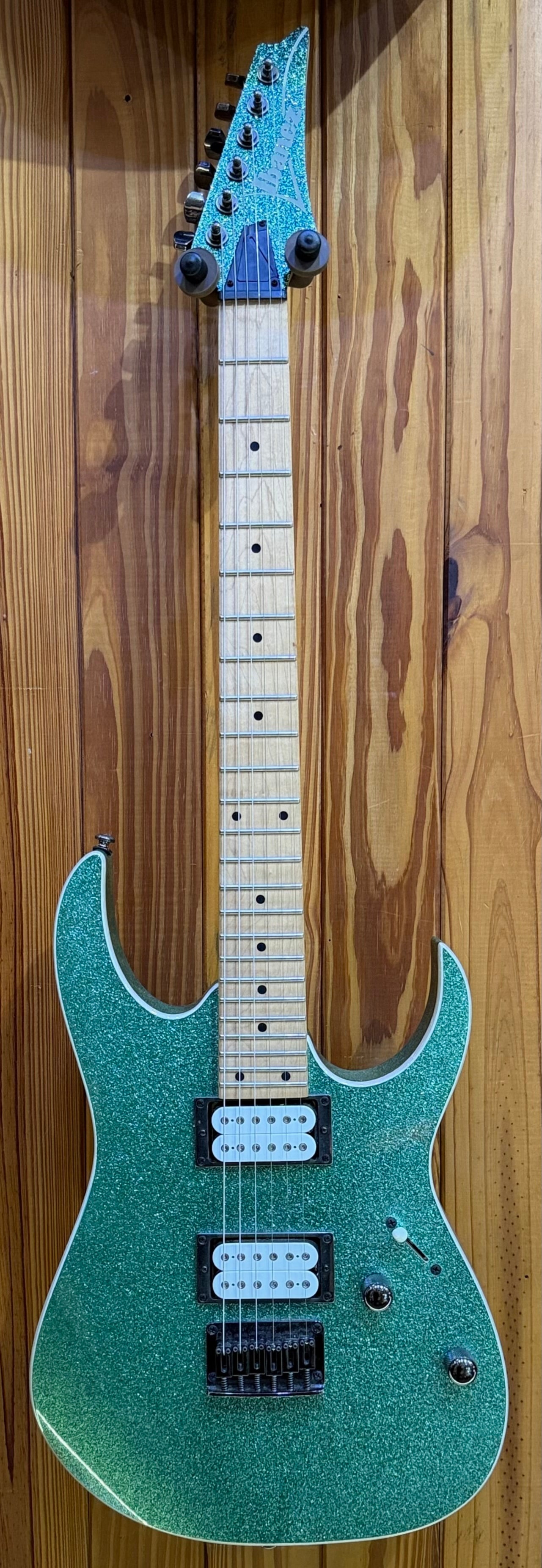 Ibanez RG421MSP Electric Guitar - Green Sparkle - Pre-Loved