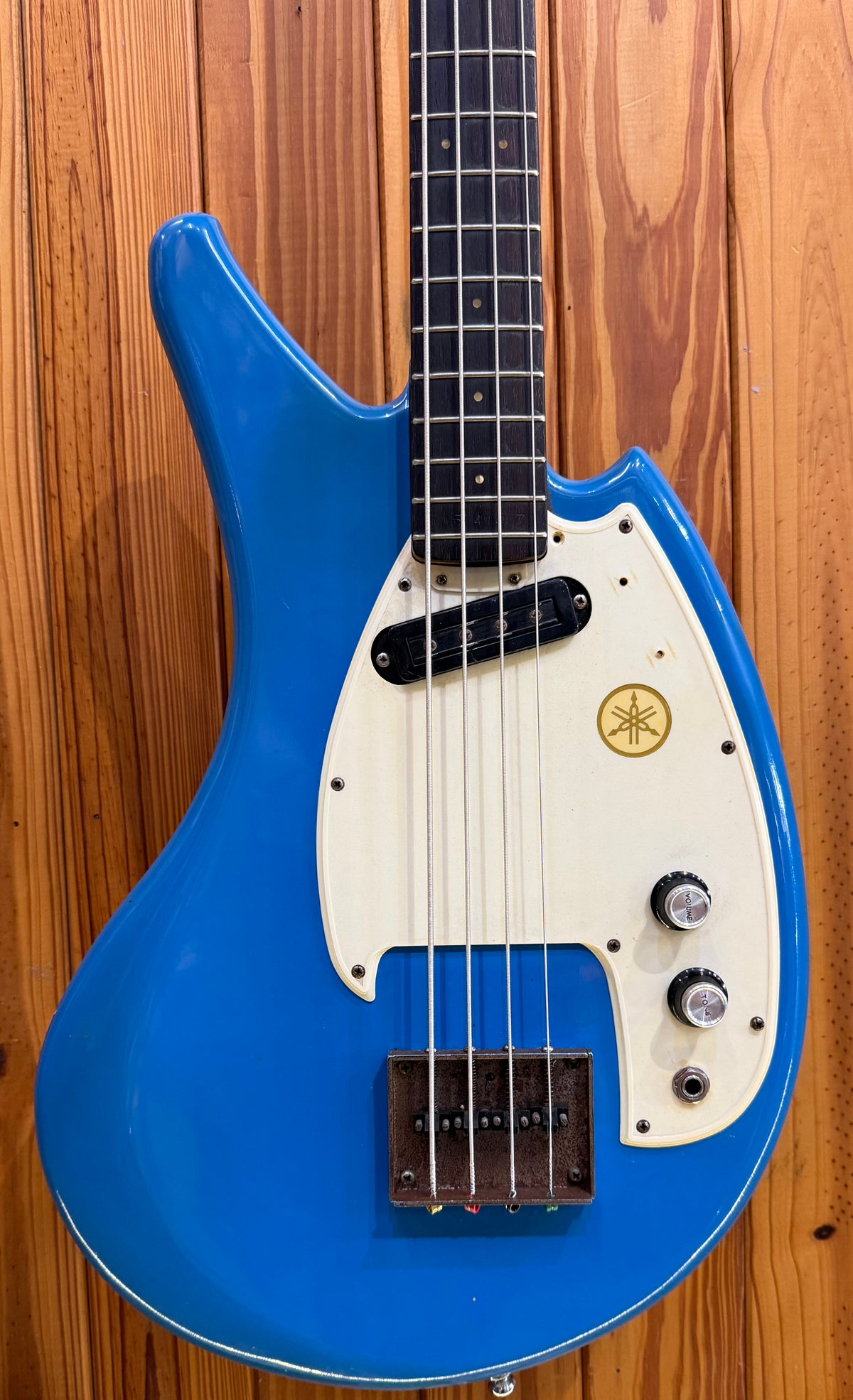 Yamaha 1968 SB-1C 'Flying Banana' Bass - Blue - Pre-Loved