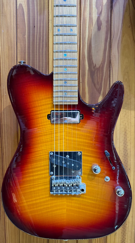 Ibanez AZS2200F STB Prestige Electric Guitar w/ Flame Maple Top -Sunset Burst - Pre-Loved