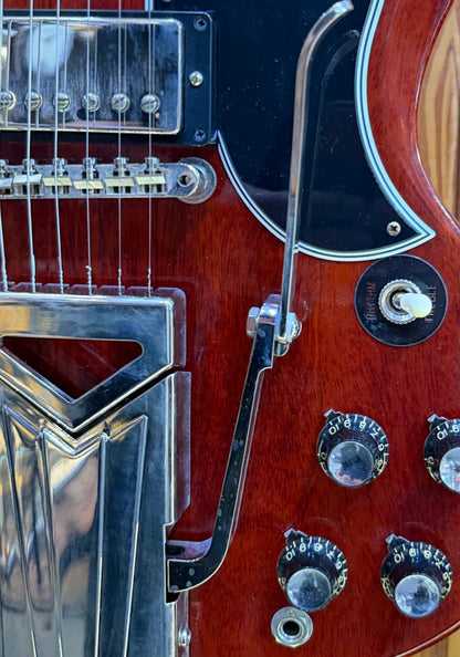 Gibson 60th Anniversary ‘61 Les Paul SG Standard w/ Sideways Vibrola - Cherry Red - Pre-Loved
