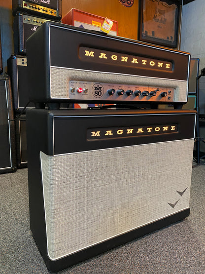 Magnatone Super Fifty-Nine M-80 Guitar Amplifier Head and Cabinet - Pre-Loved
