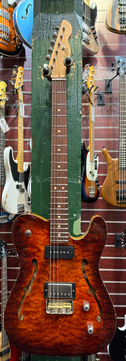 LSL Instruments Soledad DX Semi-Hollow T Style - Hand-Rubbed Sunburst - 'Platypus'