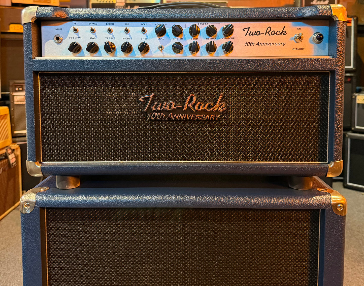 Two Rock 10th Anniversary 50W Head & Cabinet Guitar Amplifier - Pre-Loved