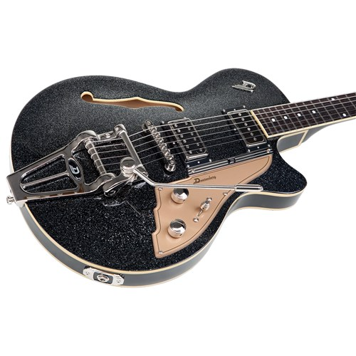 Duesenberg Starplayer TV Electric Guitar - Black Sparkle