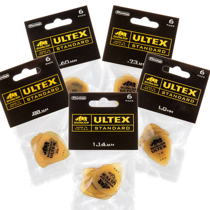 Dunlop Ultex Standard Players Pick 6-Pack