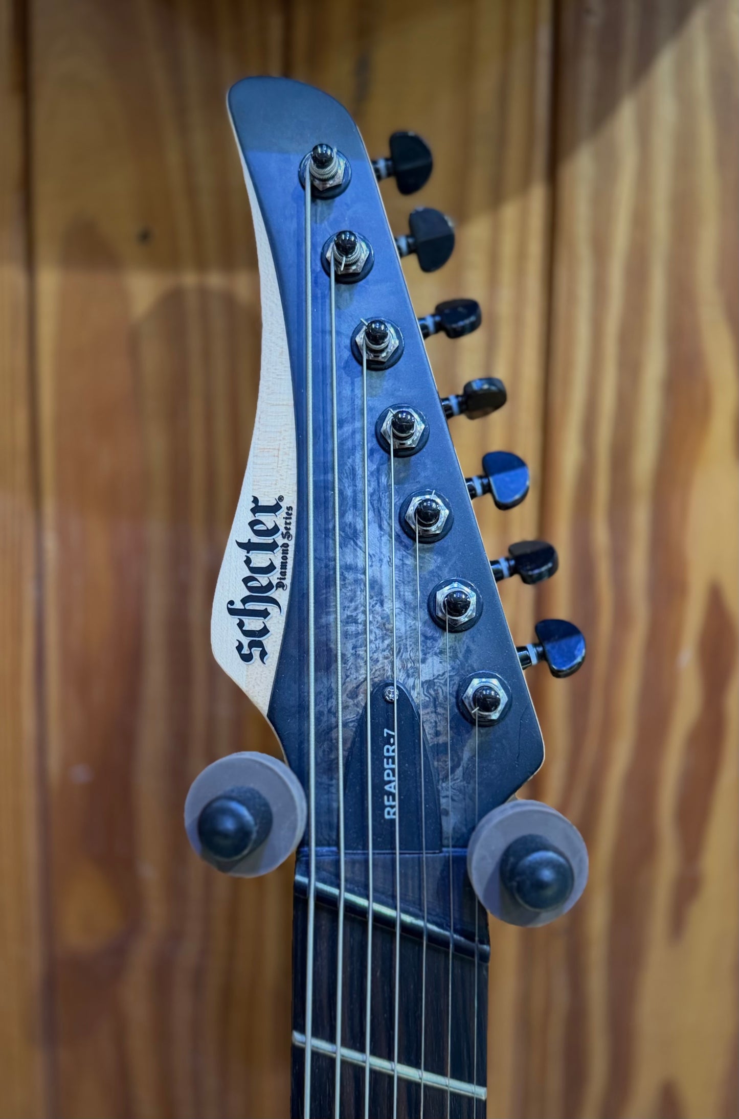 Schecter Reaper-7 Multiscale - Charcoal Burst - Pre-Loved