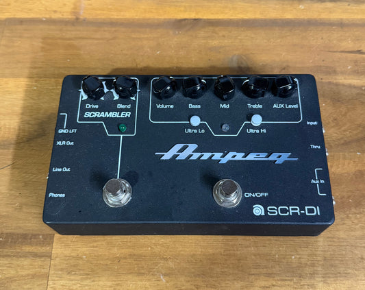 Ampeg Scrambler DI - Bass Guitar Preamp/DI/ Drive Pedal