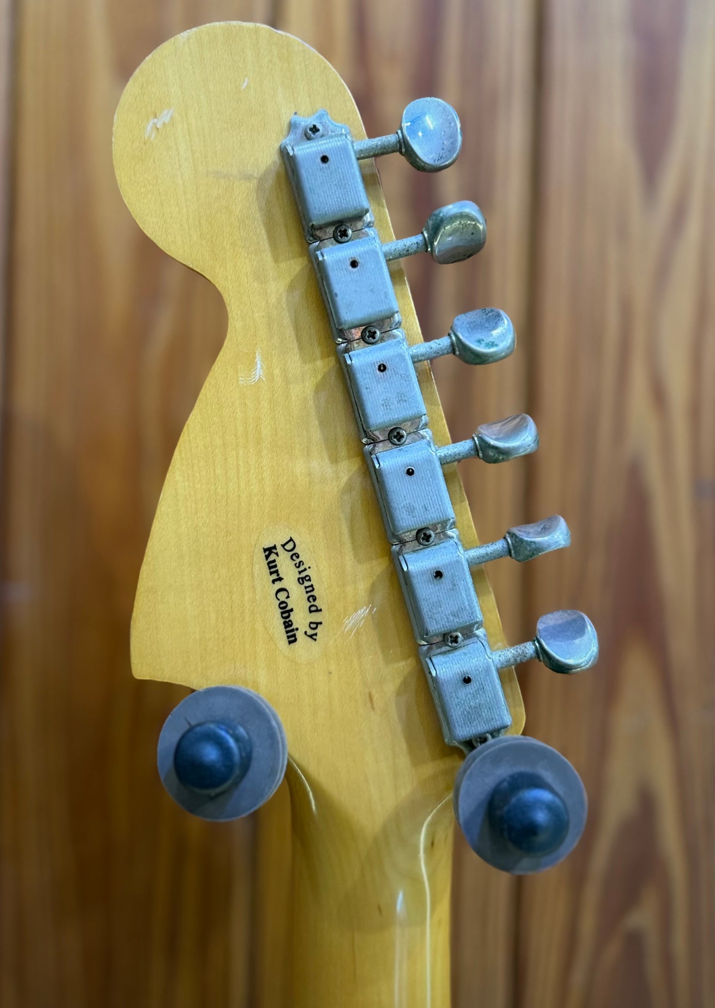 Fender Kurt Cobain Jag-Stang- Fiesta Red - Pre-Loved