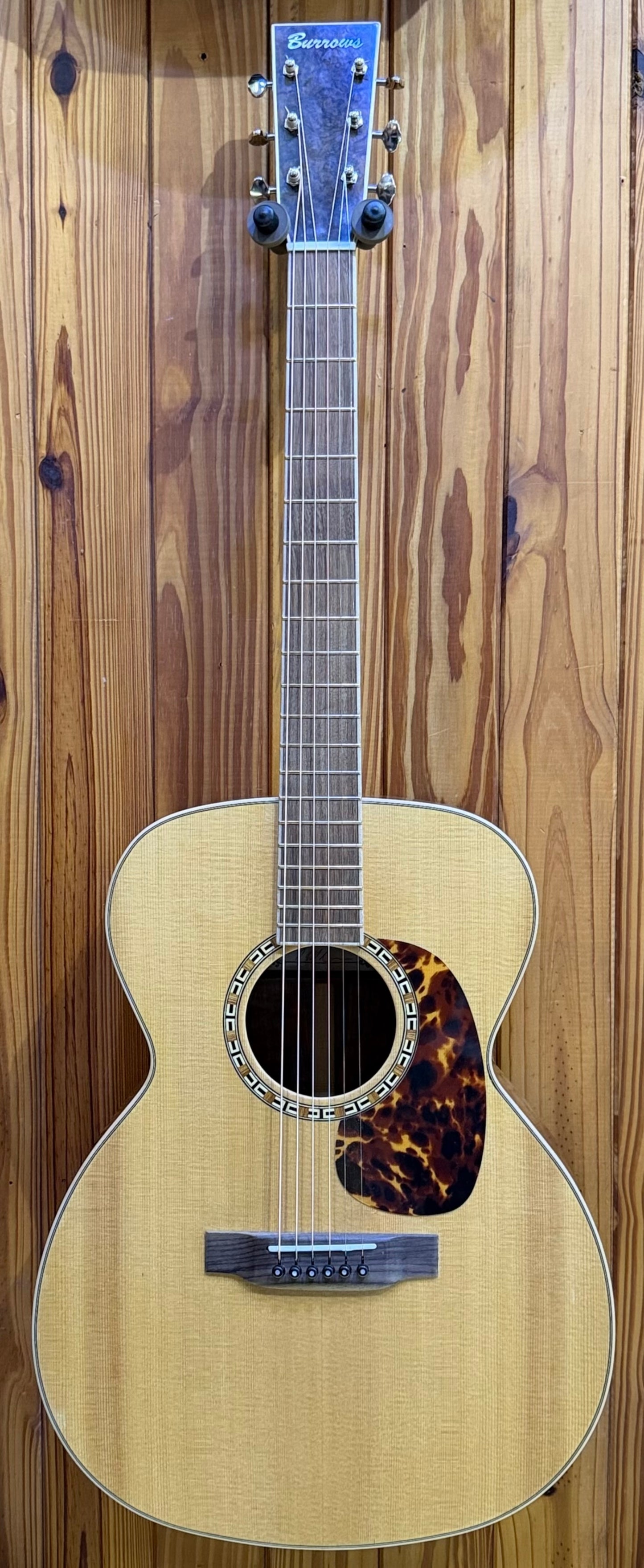 Burrows OM  #029 Handmade Spruce/Blackwood Acoustic Guitar