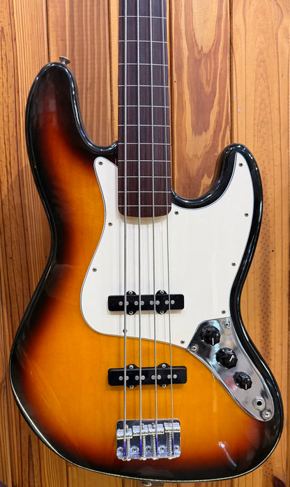 Fender Standard Fretless Jazz Bass - Brown Sunburst - Pre-Loved