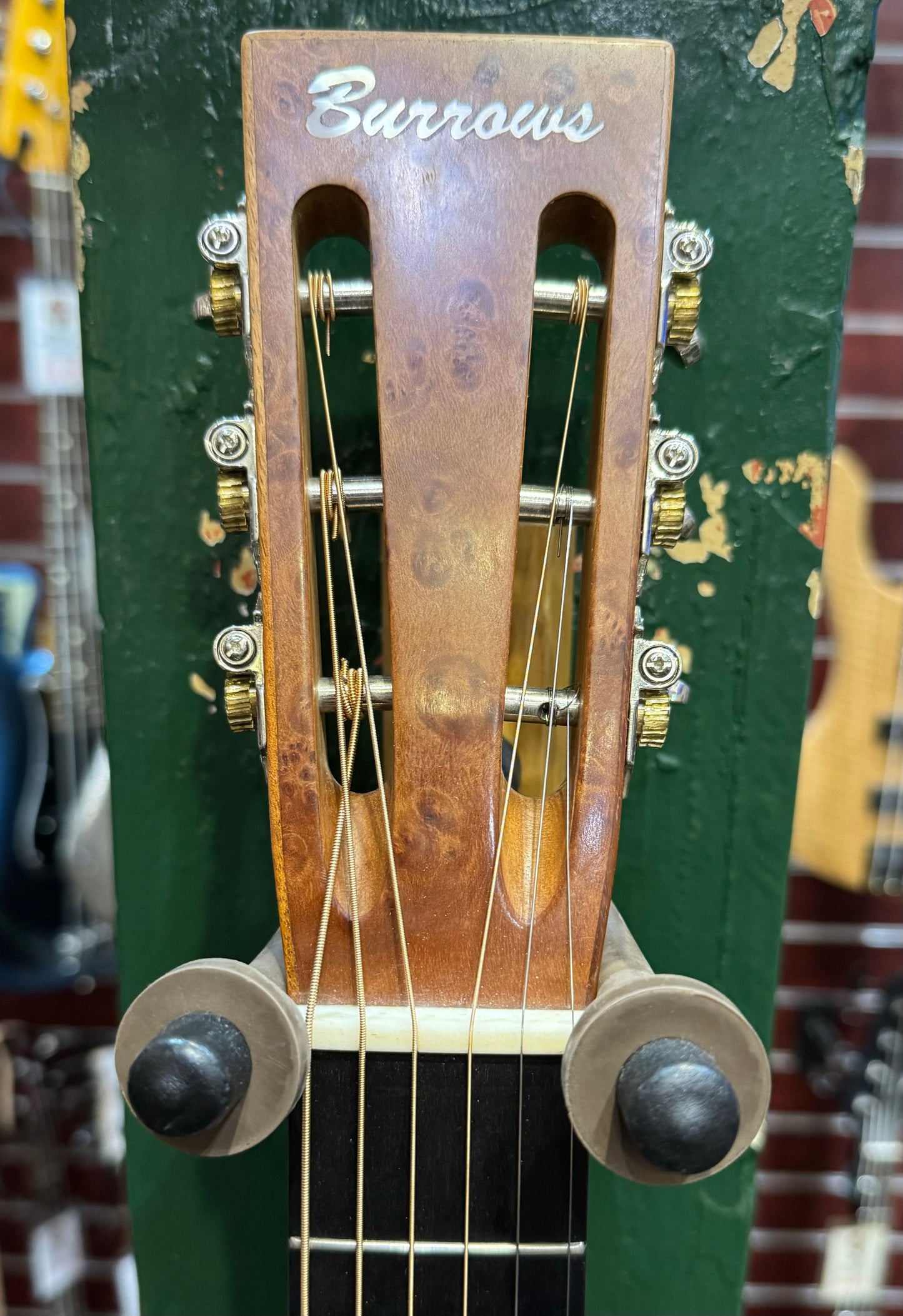 Burrows Triple 0 Parlour #009 w/ Pickup & Hard Case