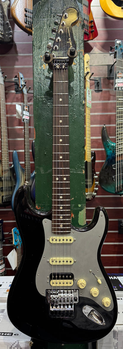 Fender American Ultra Luxe Floyd Rose HSS Stratocaster  - Mystic Black - Pre-Loved