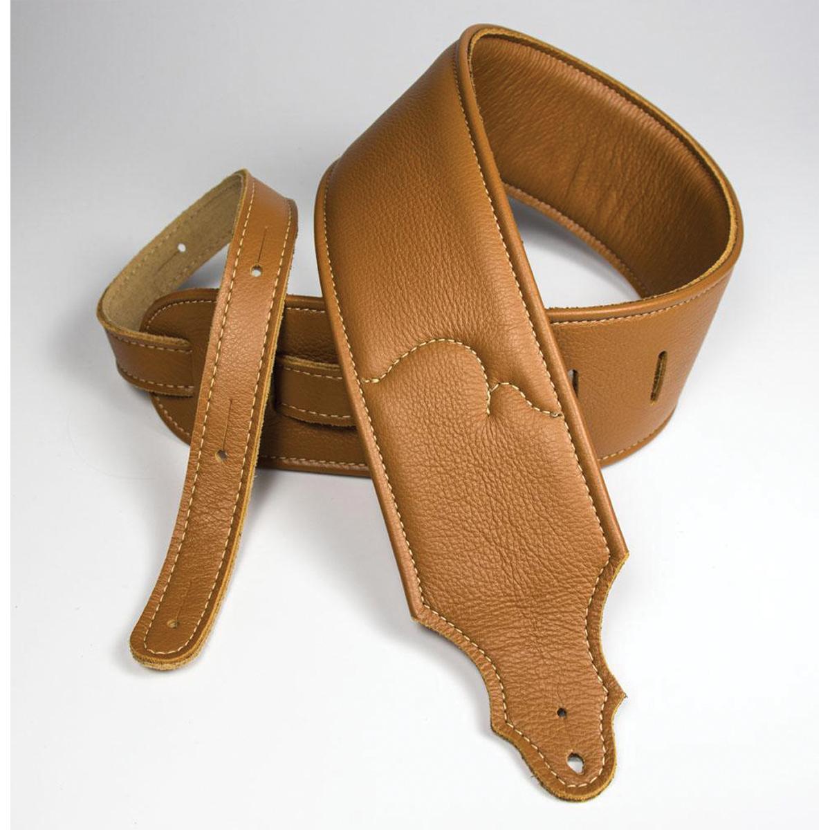 Franklin 3" Premium Caramel Padded Glove Leather Strap