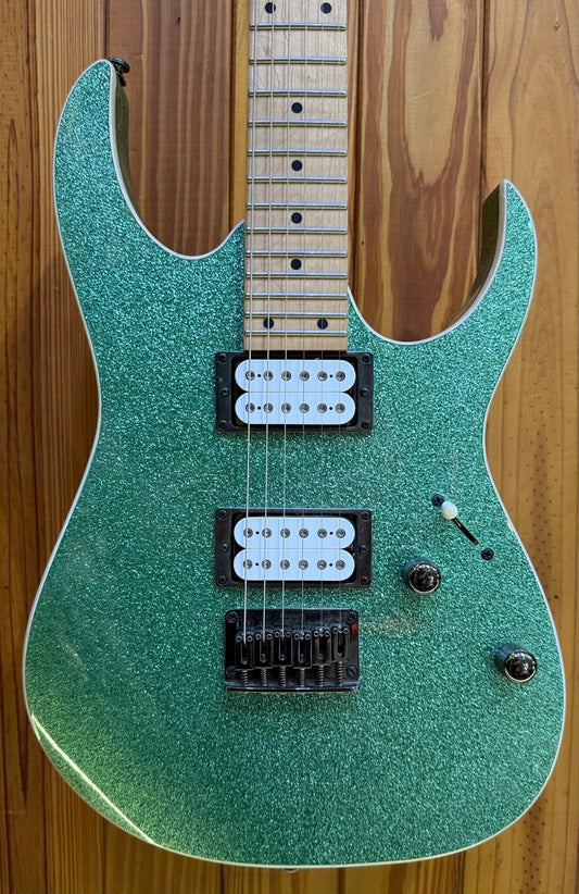 Ibanez RG421MSP Electric Guitar - Green Sparkle - Pre-Loved