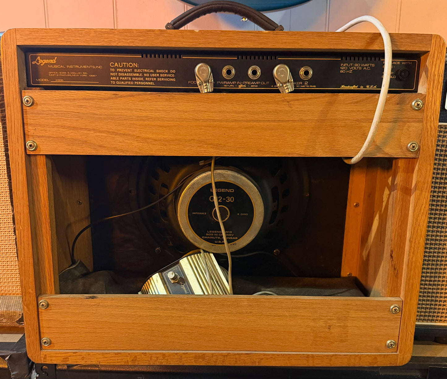 Legend Model A 30 80s 1x12 Combo Guitar Amplifier - Pre-Loved